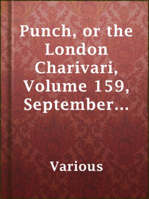 Punch, or the London Charivari, Volume 159, September 22, 1920 - ebook